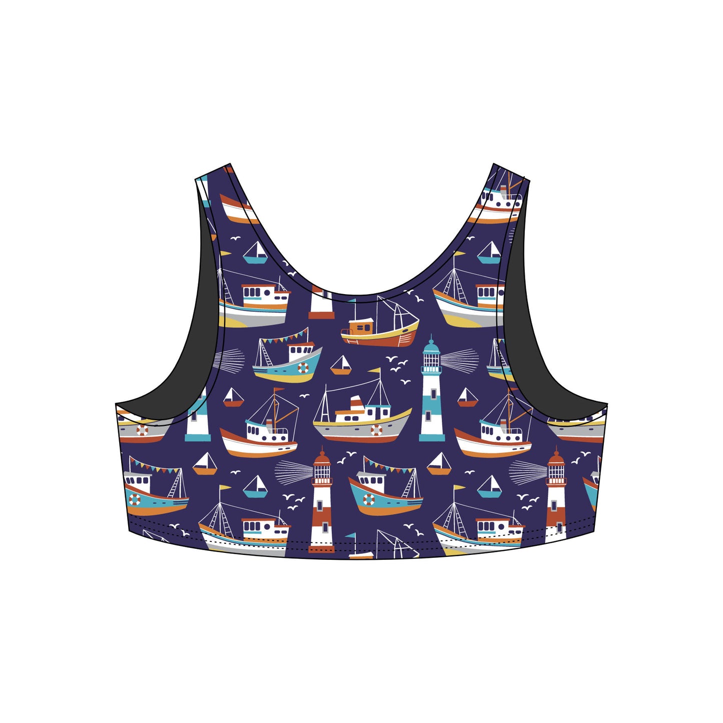 Out To Sea Sports Bra