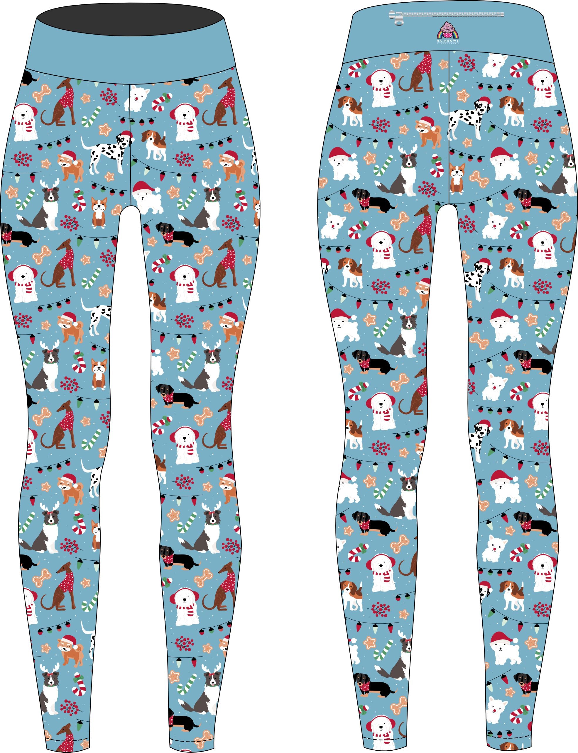 Christmas Dogs Children s Active Leggings