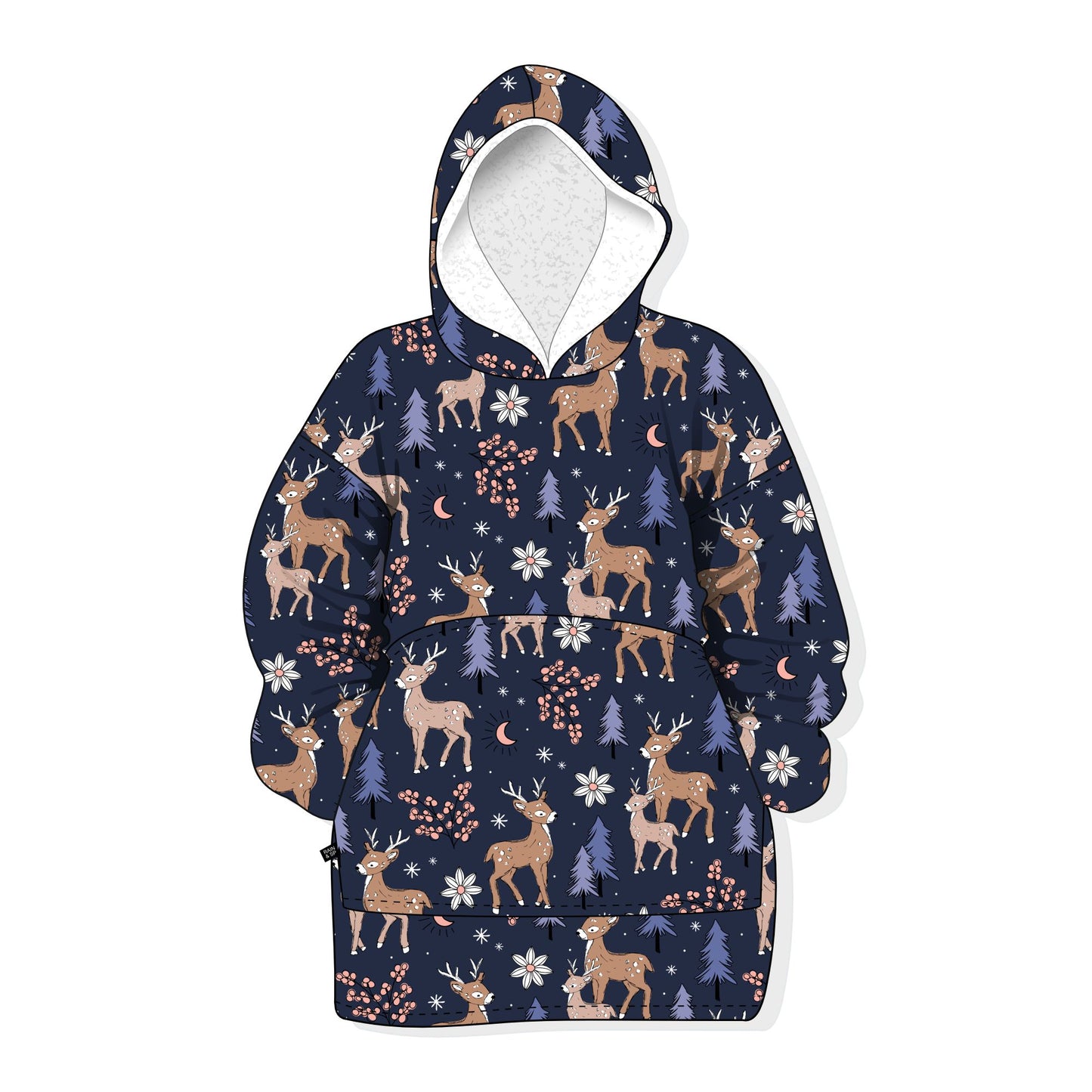 Reindeer Wonderland Adult Huggable Hoodie