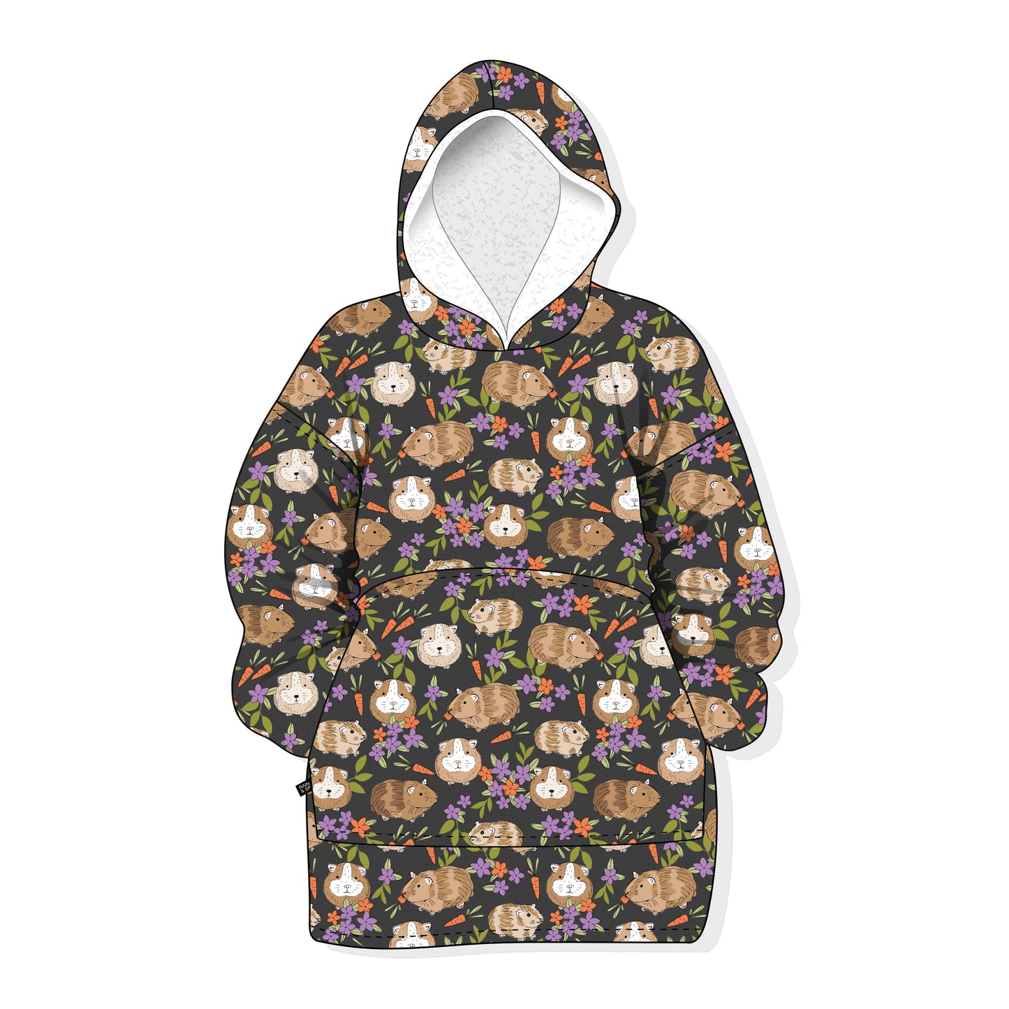 Guinea Pig Garden Adult Huggable Hoodie