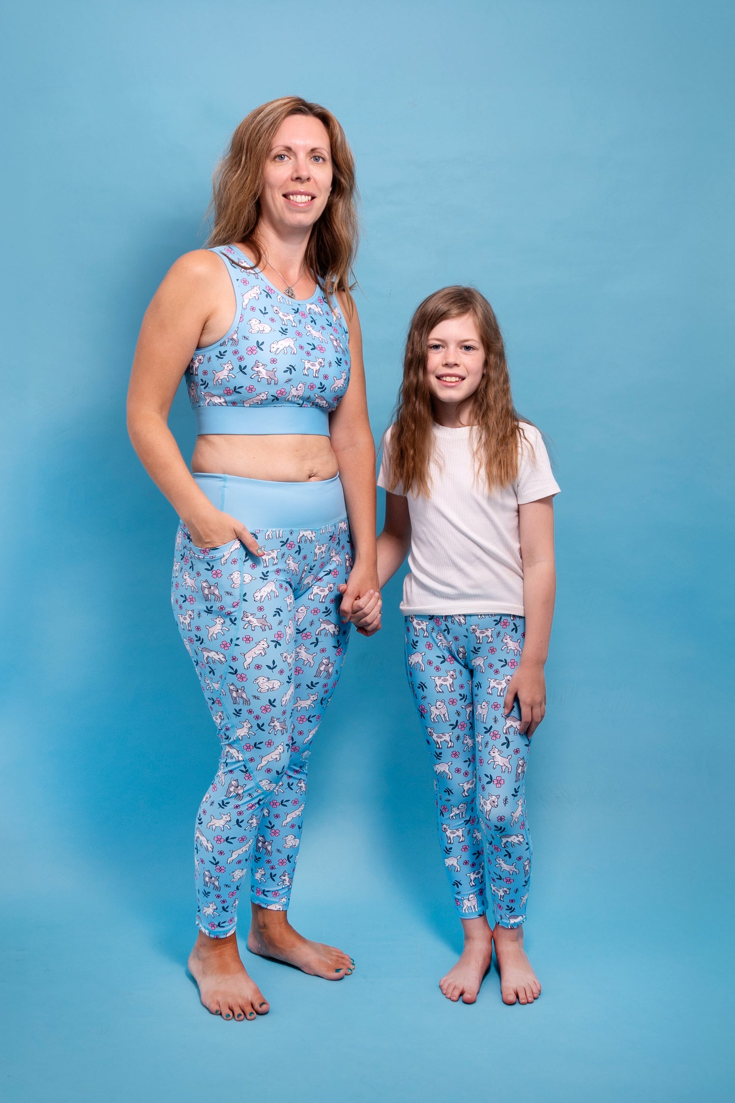 Happy Goat Garden Children's Active Leggings