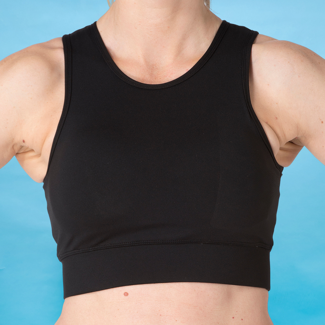 High Performance Black Sports Bra