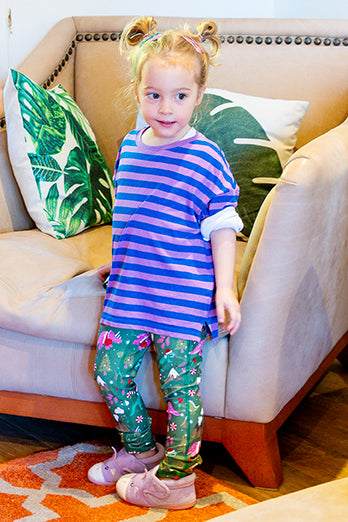 Holly Jolly Dino's Children's Active Leggings