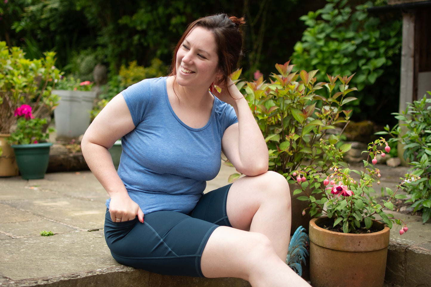 High Performance Navy Women's Active Shorts