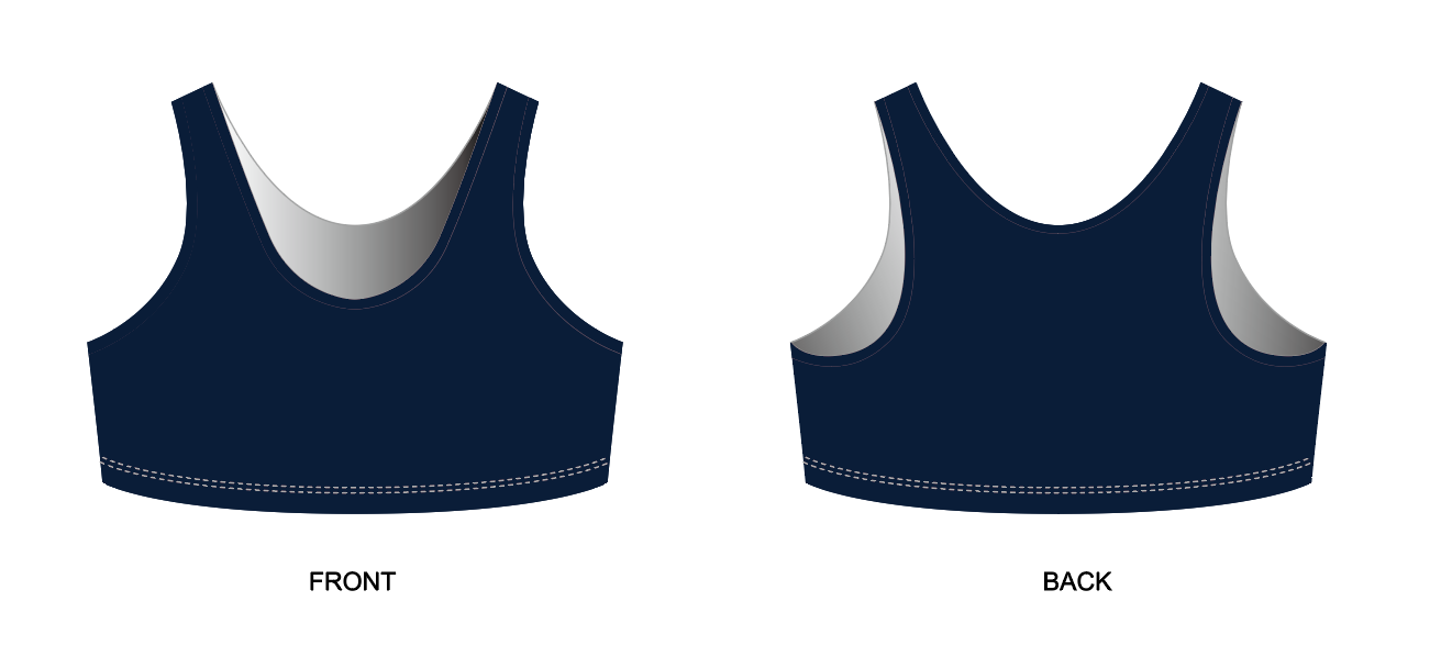 High Performance Navy Sports Bra