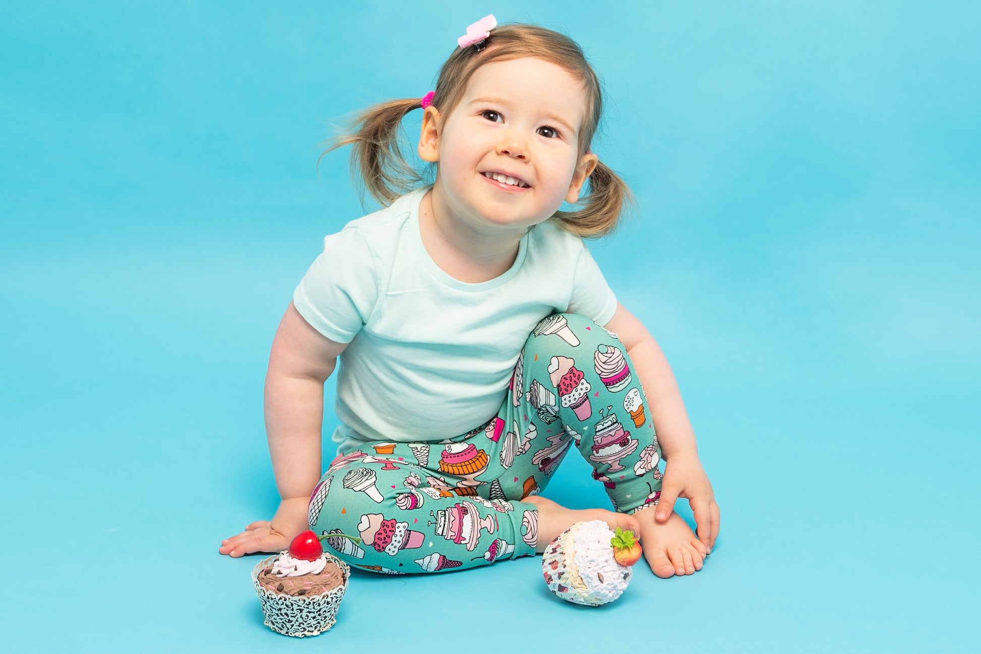 Cakes & Ice Cream Children's Cotton Jersey Leggings – Rainbows & Sprinkles